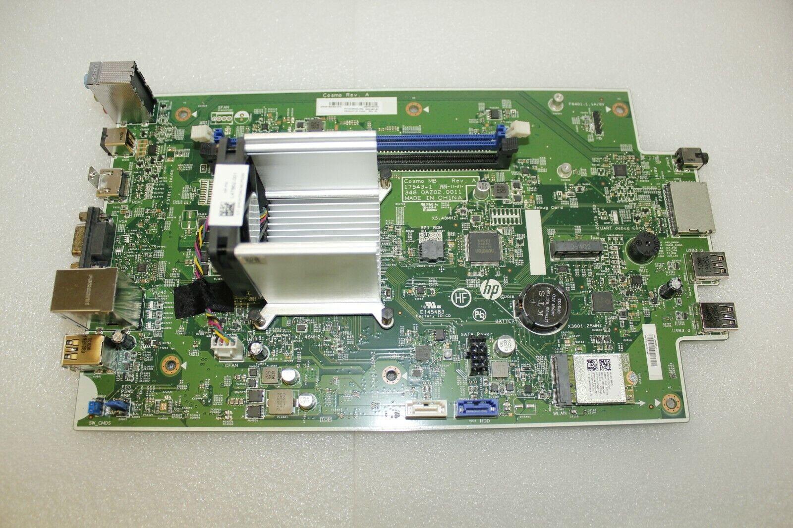 Genuine HP Slim 290-A / 290-A0046 AMD A9425 3.1Ghz Motherboard P/N 941805-604