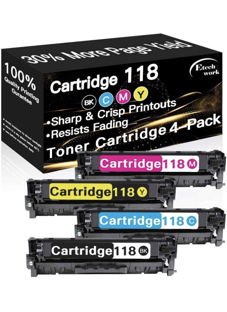 Etechwork Remanufactured Toner Cartridges Replacement for 118 CRG-118