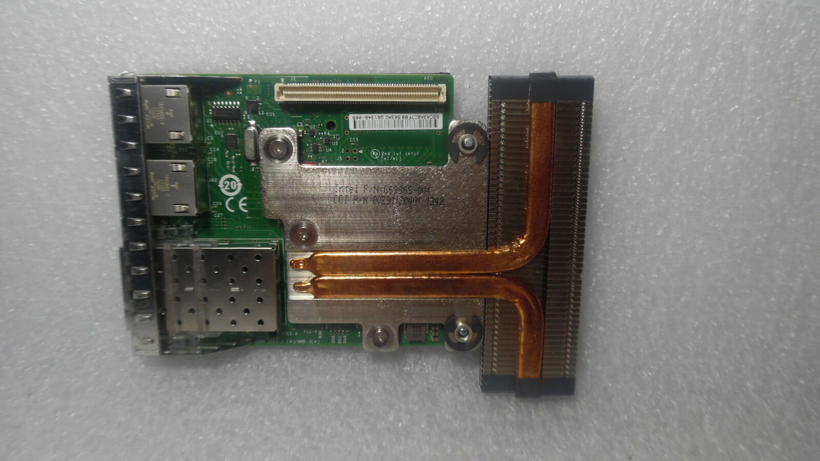 Dell Intel Dual Port 10GbE Network Daughter Card C63DV for R620 R720