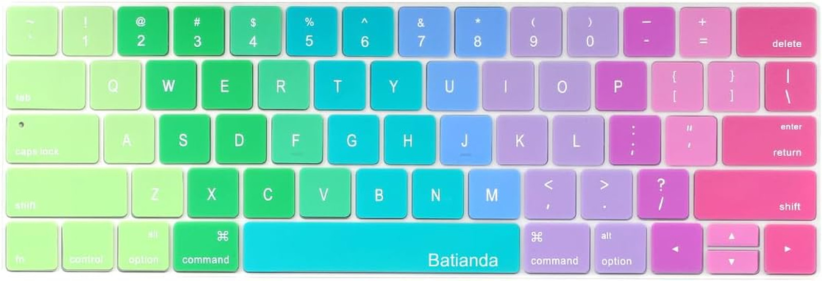 Ultra Thin Gradient Color Keyboard Cover Protector for New Apple Macbook Pro wit