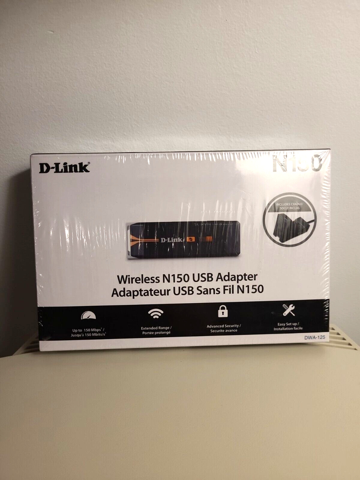 D-link DWA 125 Wireless N 150 USB Adapter DWA-125 New in Box