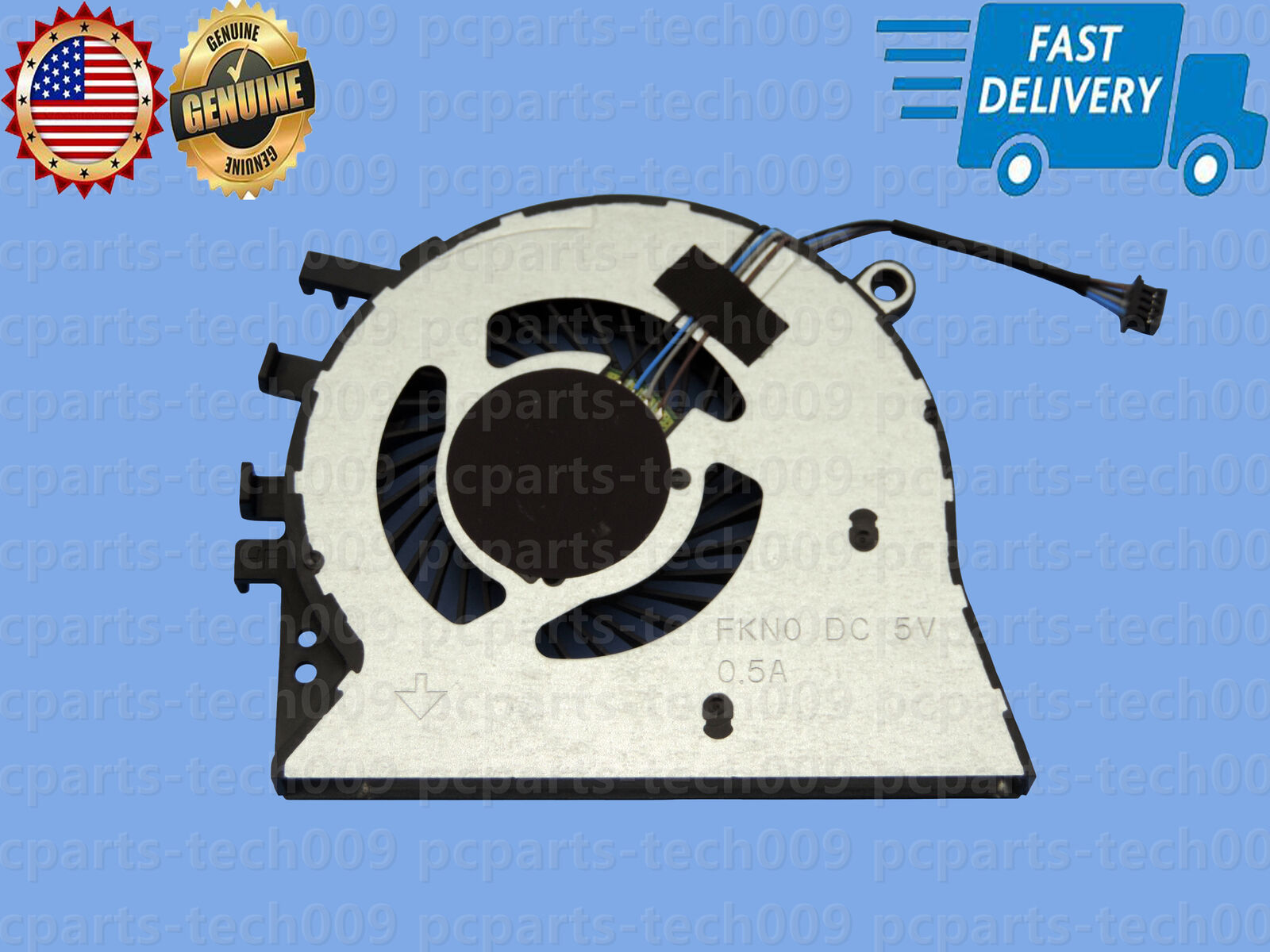 CPU Cooling Fan for HP 17-by0069cl 17-by0090cl 17-by0088cl
