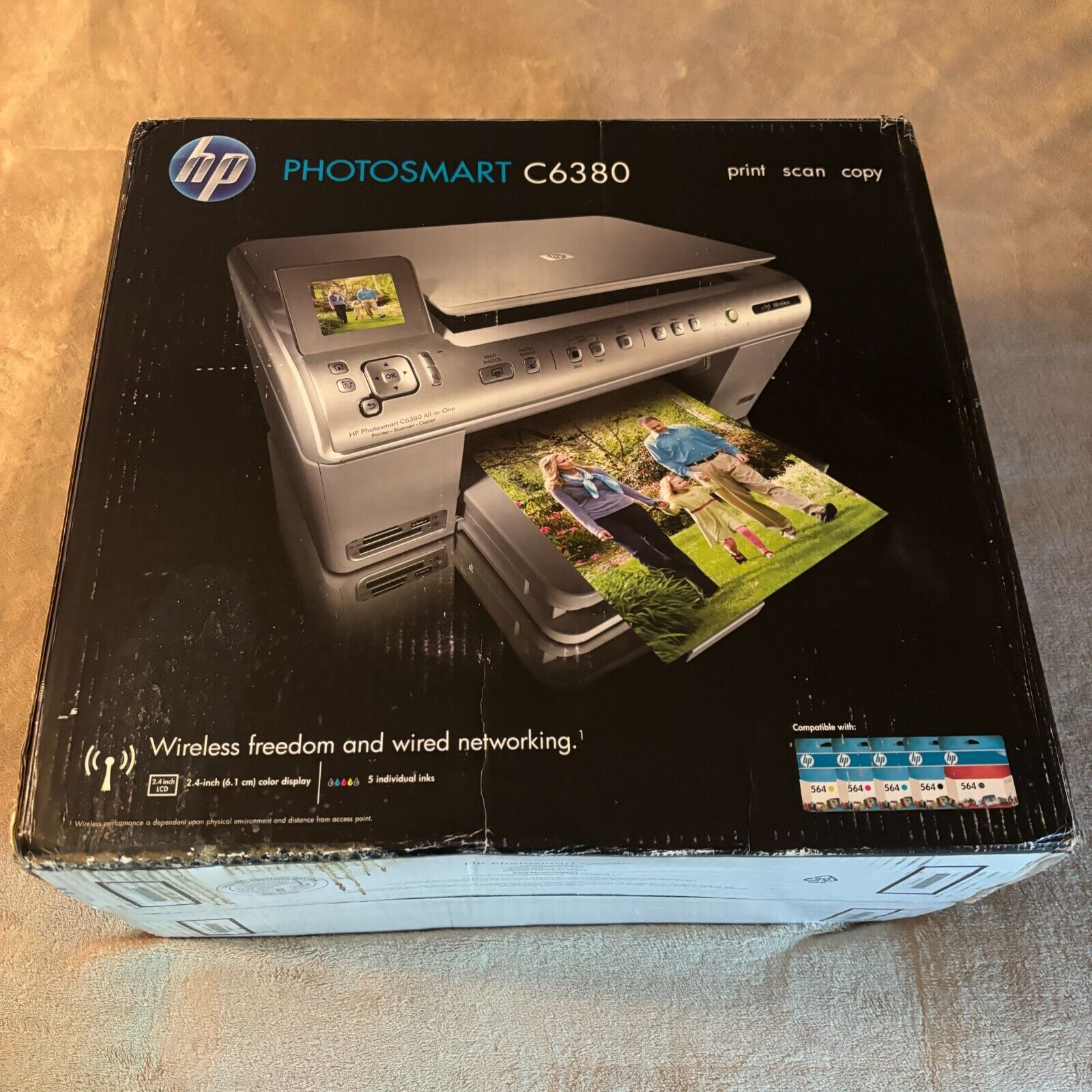 HP Photosmart C6380 All-In-One Inkjet Printer