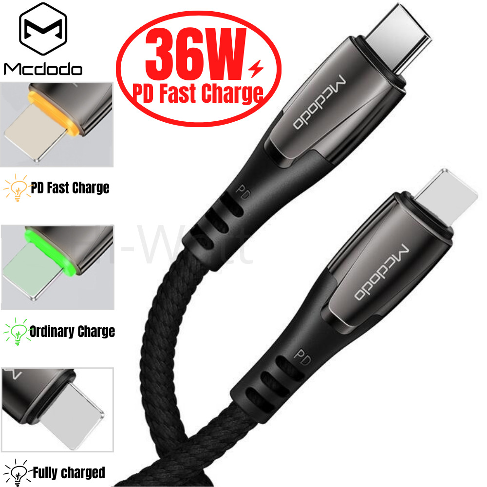 4FT 6FT USB Type-c To iPhone Cable 36W PD Fast Charger iPhone 11 Pro Max XR SE 8