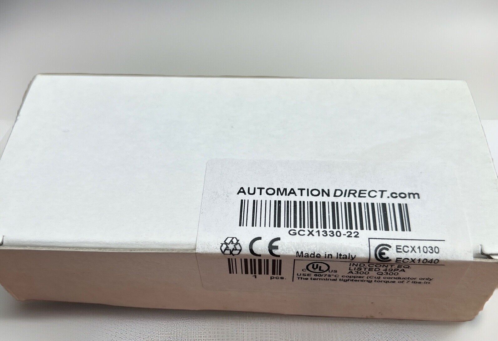 NEW AUTOMATION DIRECT GCX1330-22 SELECTOR SWITCH.     D4