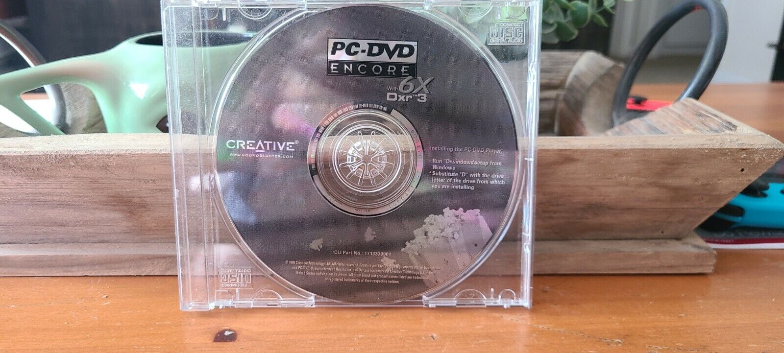 Creative Technology PC DVD Encore With 6X Dxr3 CD Disc Vintage 1999