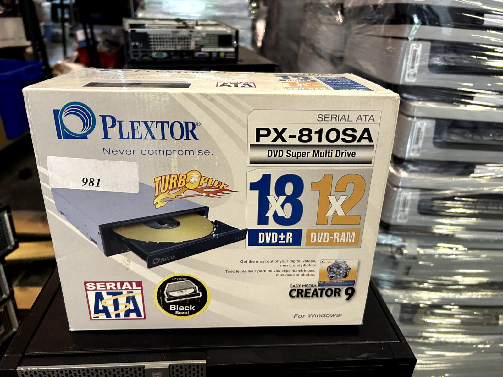 PLEXTOR PX-810SA 18x Super Multi DVD/CD Drive Burner New