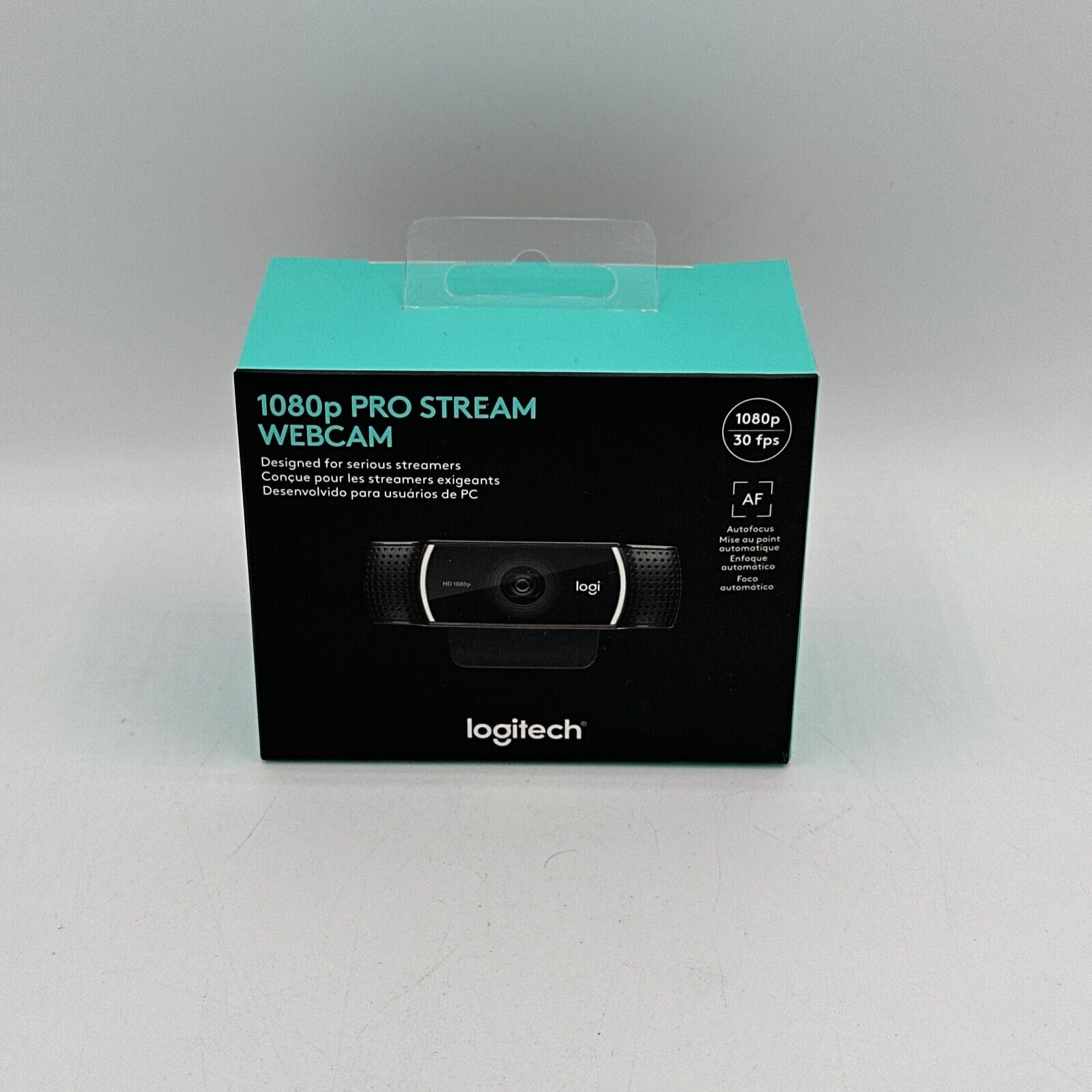 Logitech 1080p Pro Stream Webcam HD Video Streaming, Recording at 1080p 30FPS