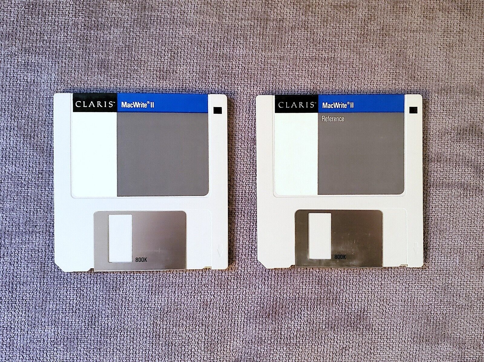 Vintage 1989 Claris MacWrite II Disks for Apple Macintosh Mac, Tested & Working