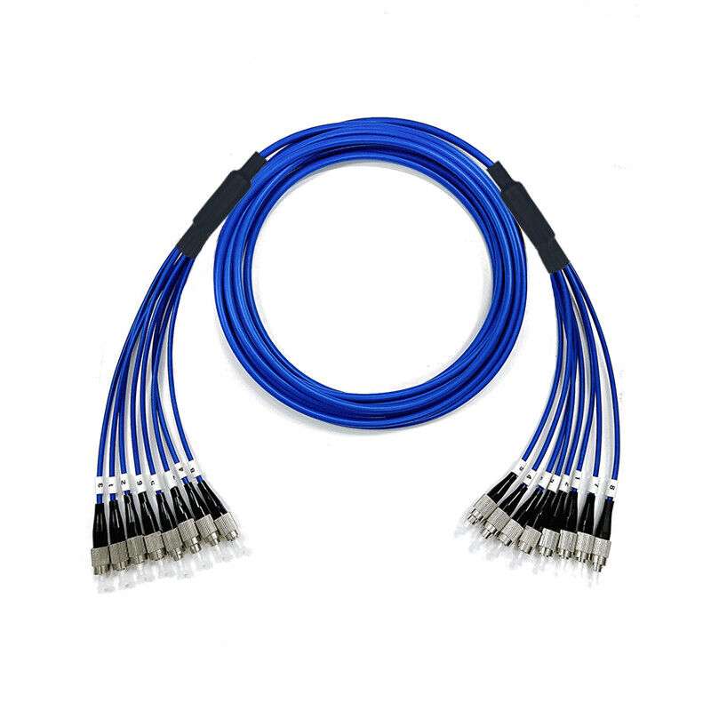1M~50M LC to LC/FC/SC/ST SimgleMode 8 Cores Armored Fiber Optic Patch Cord Cable