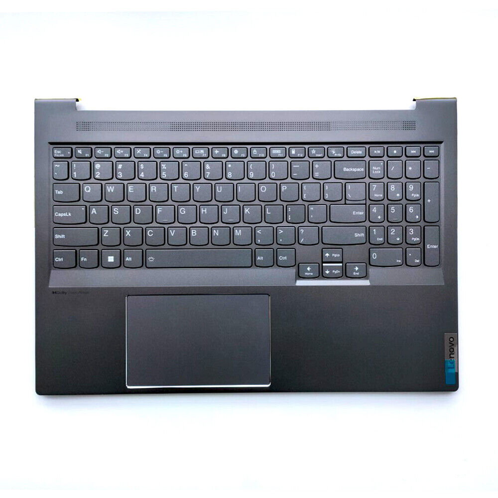 NEW For Lenovo Slim 7 16IAH7 Palmrest Backlit Keyboard Top Cover 5CB1J38238