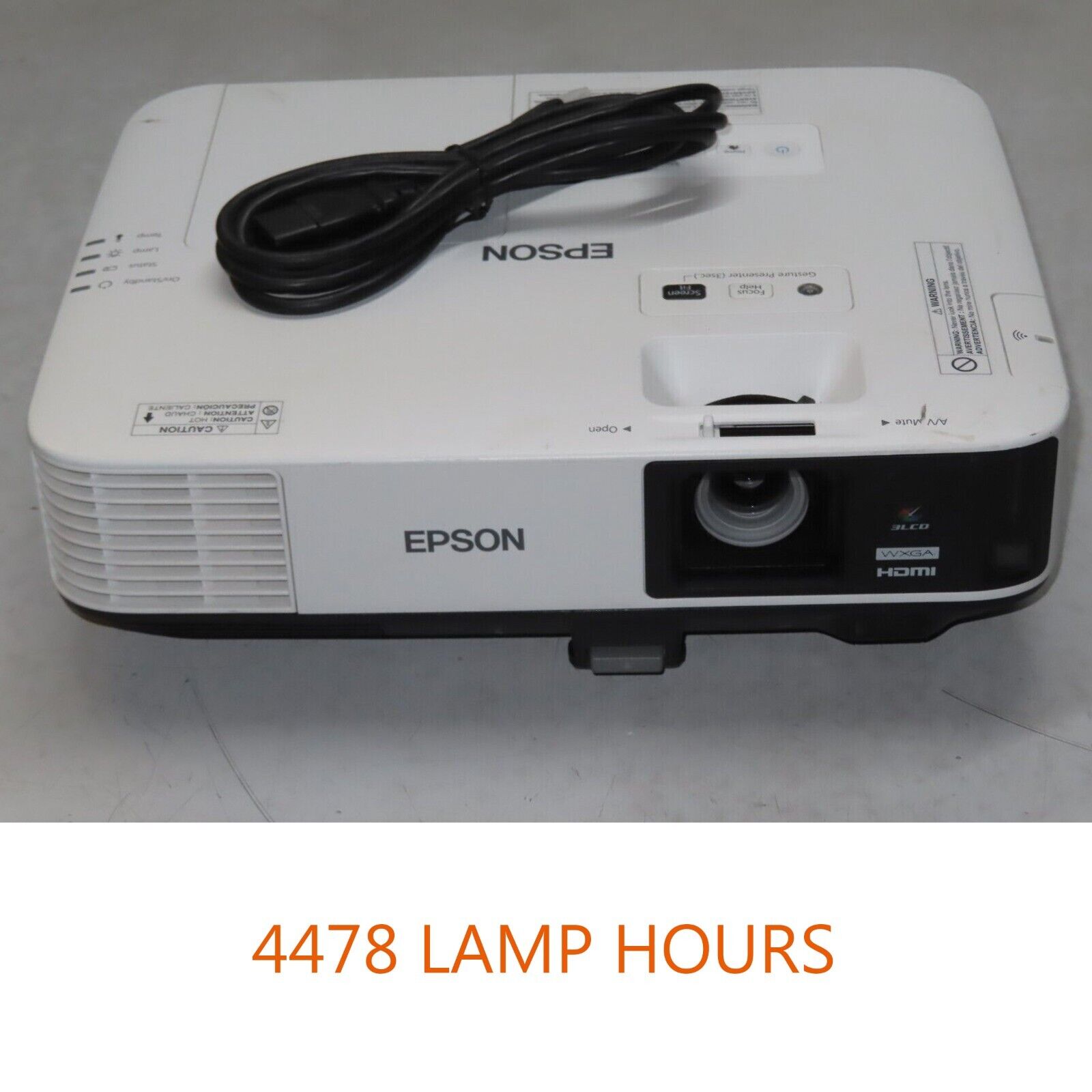 Epson PowerLite 975W WXGA 3LCD Projector Lamp with 4478 LAMP HRS