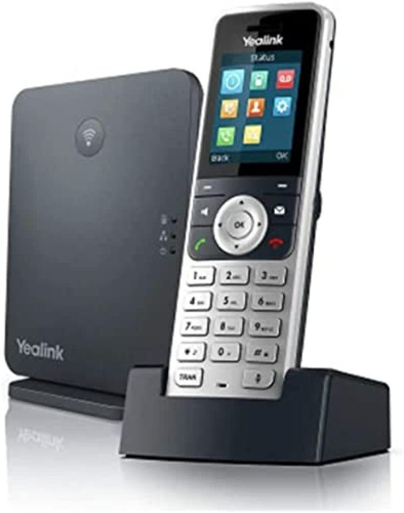 W53P DECT Cordless IP Phone and Basestation. 1.8-Inch Color LCD. 10/100 Ethernet