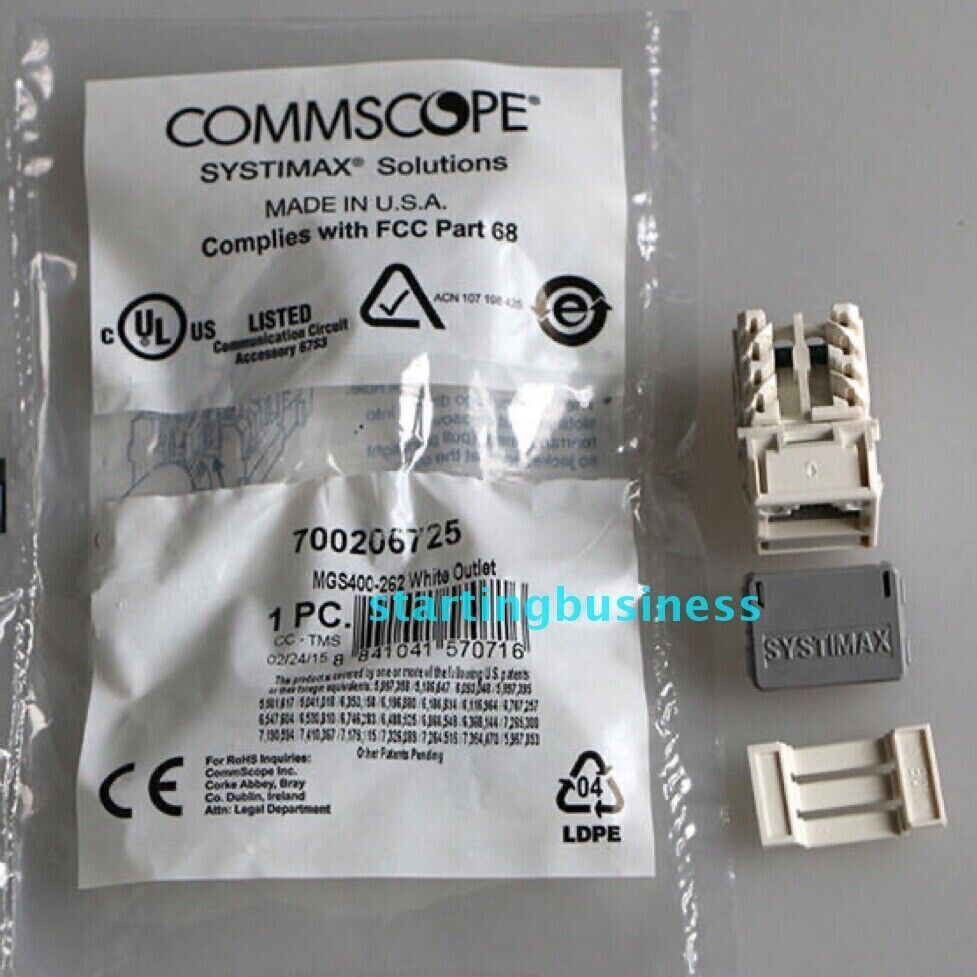 QTY:25 FOR Commscope six types of network information module RJ45CAT6 MGS400-262