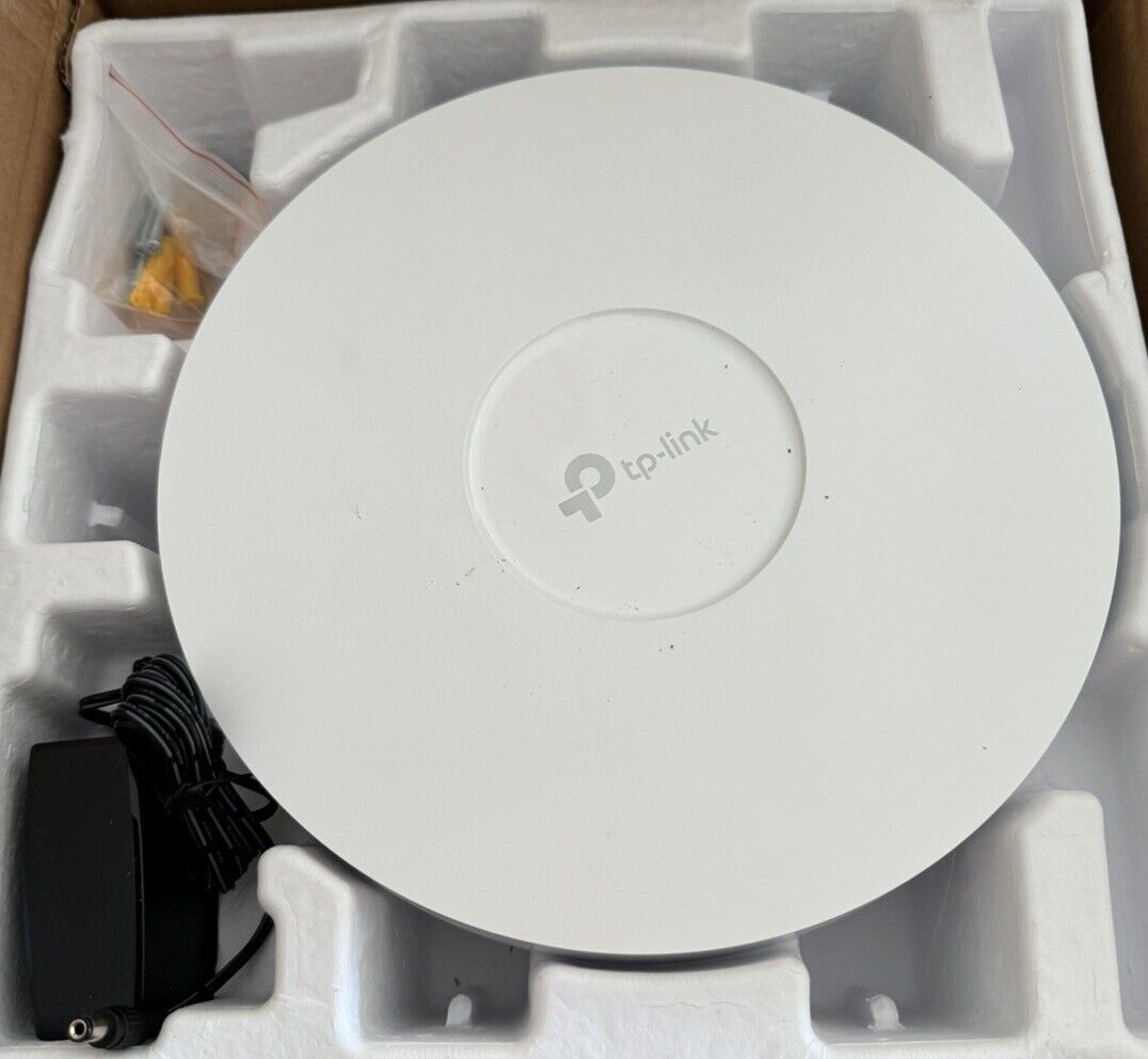 TP-LINK EAP620 HD AX1800 Wireless Dual Band Ceiling Mount Access Point - White