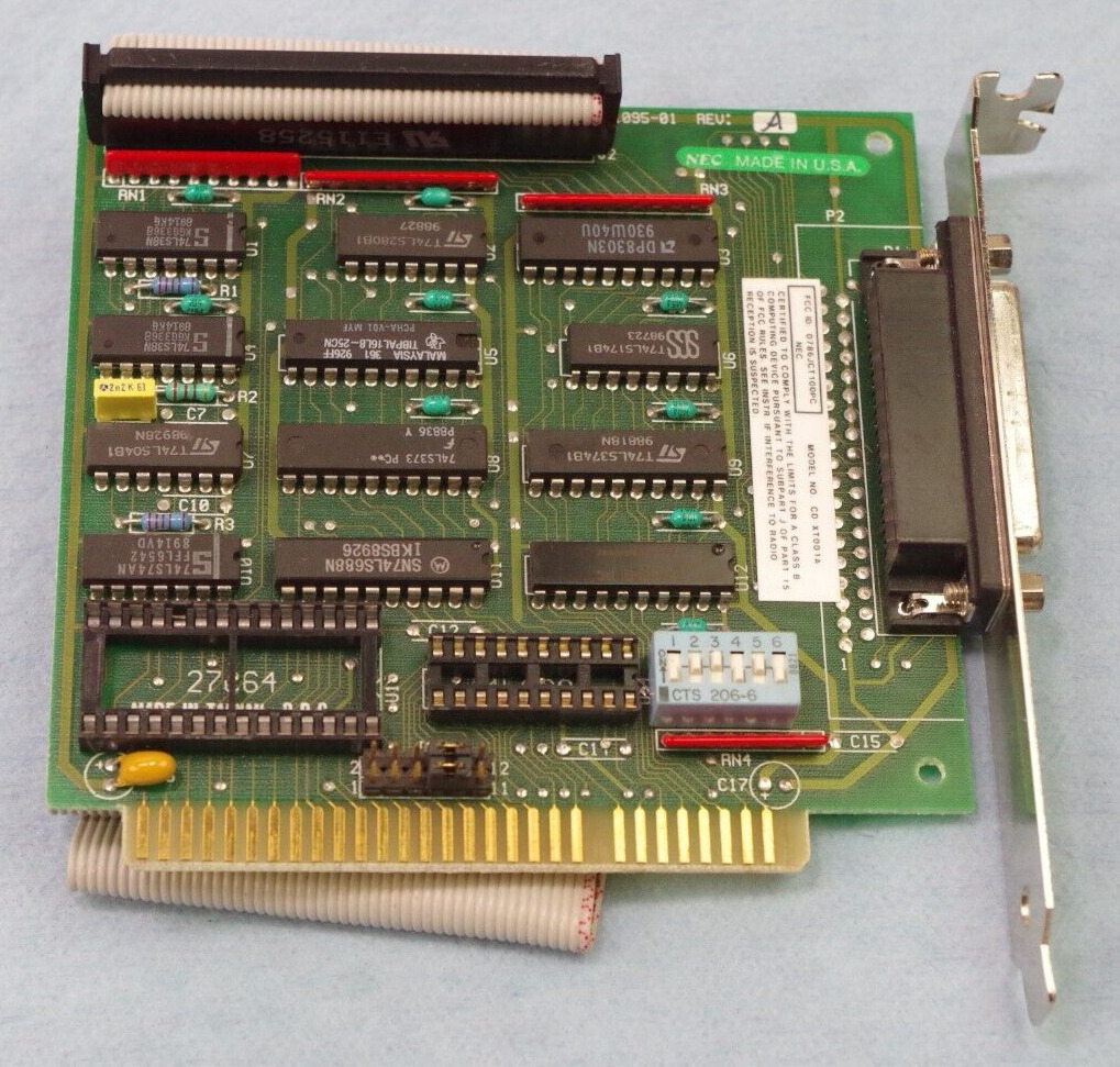 NEC SCSI Host Adapter CDXT001 985-01095-01 RevA CDXT001A W/Cable