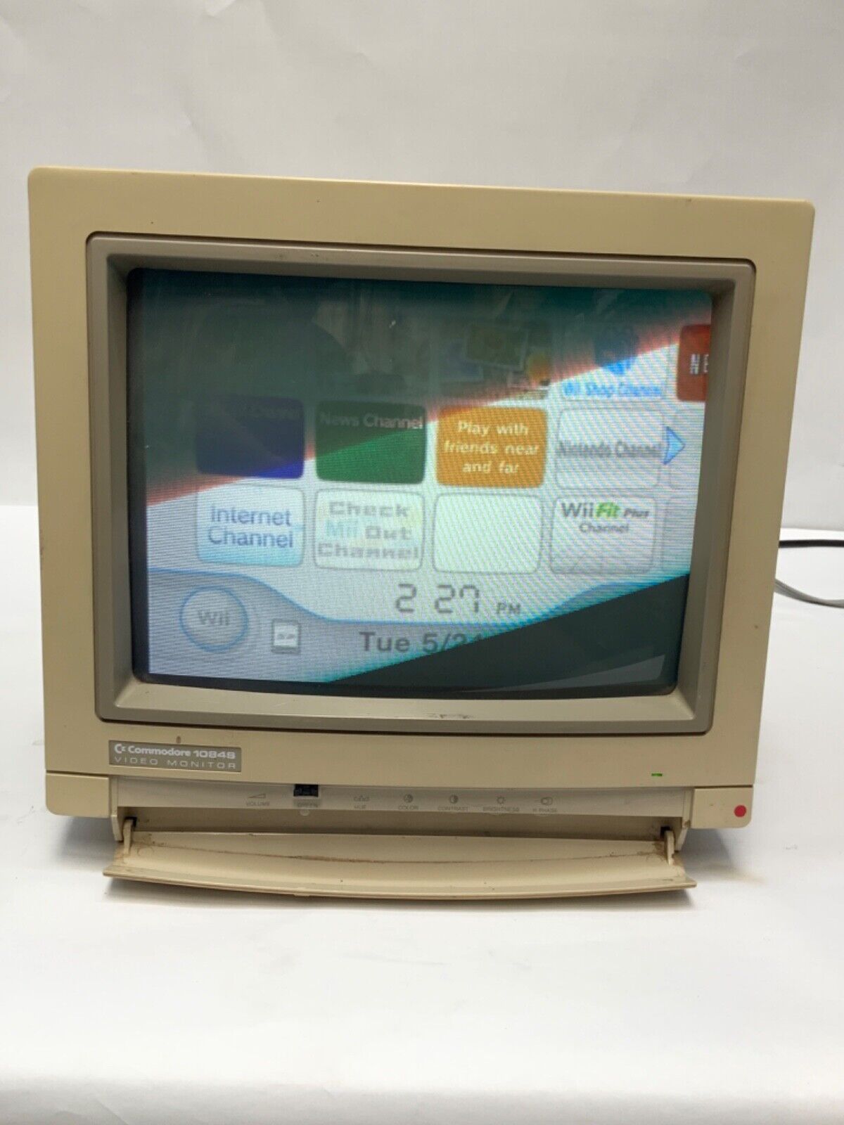 Commodore 1084S-D1   Amiga Monitor - VINTAGE 1990 WORKING *READ FULLY PLEASE*