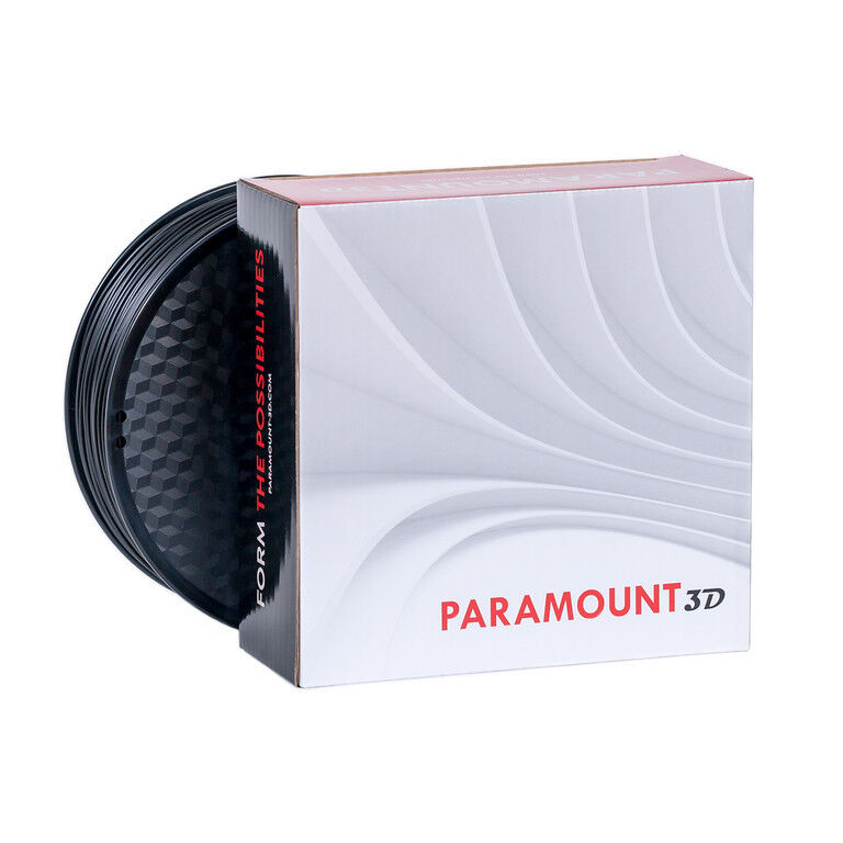 Paramount 3D PLA (Matte Black) 1.75mm 1kg Filament 
