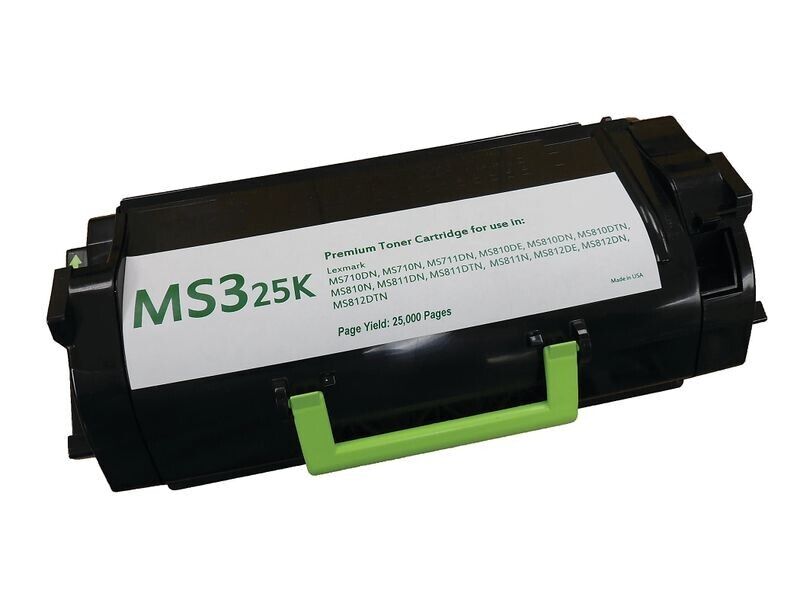 IPW Preserve Remanufactured Black Toner Cartridge For Lexmarkª MS710/810