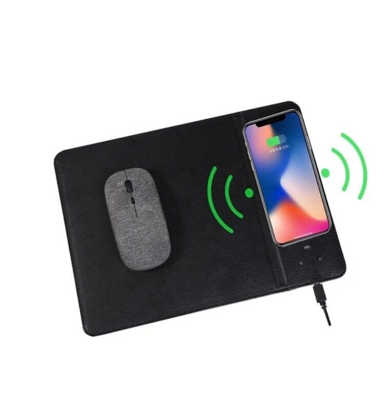 Wireless Charging Mouse Pad Built in wireless charger large nonslip 