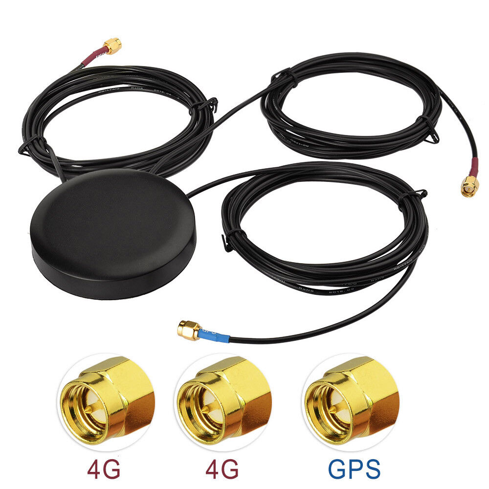 Low Profile GPS 4G LTE Screw Mount Antenna for Vehicle Truck GPS Nav 4G Router