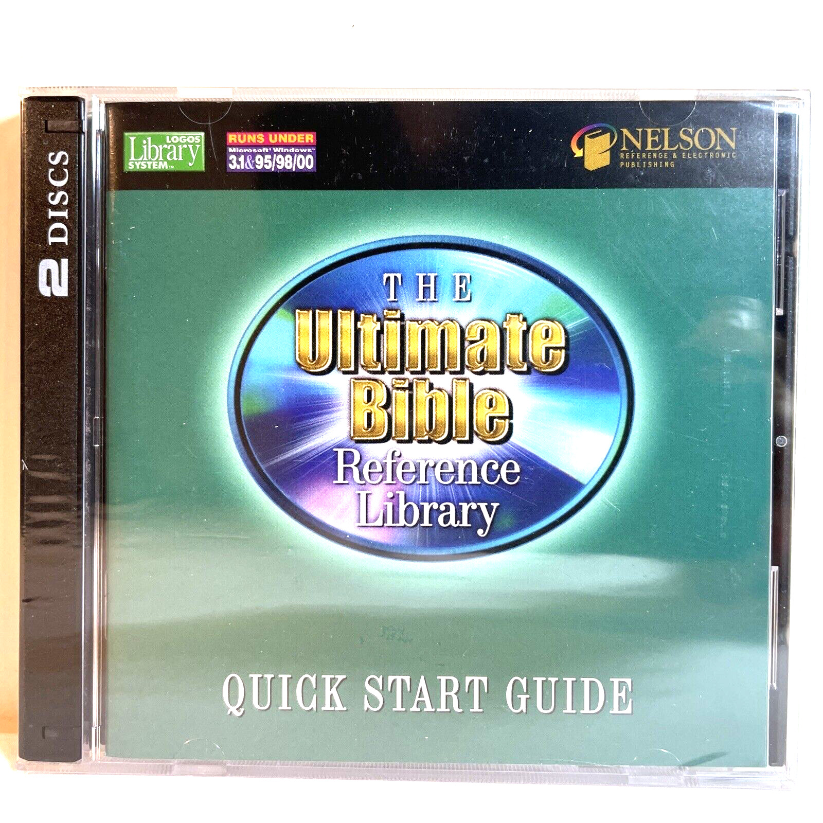 THE ULTIMATE BIBLE REFERENCE LIBRARY (2002) Quick Start Guide PC CD-ROM - NEW