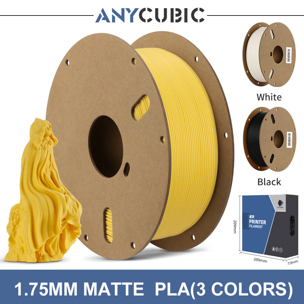 【Buy 3 Pay 2】ANYCUBIC 1.75mm Silk / Matte PLA Accuracy 0.03mm For 3D Printer