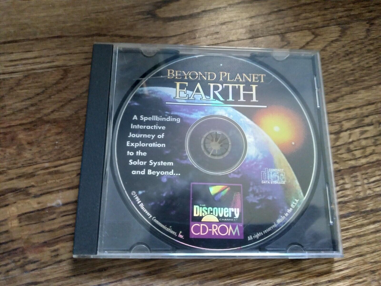 Beyond Planet Earth by Discovery Channel Multimedia CD-ROM 1994 Disc Only