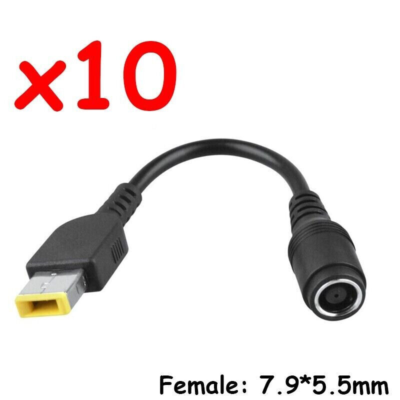 10PCS Power Adapter Charger Converter Cable For Lenovo ThinkPad T440 T440p T440s