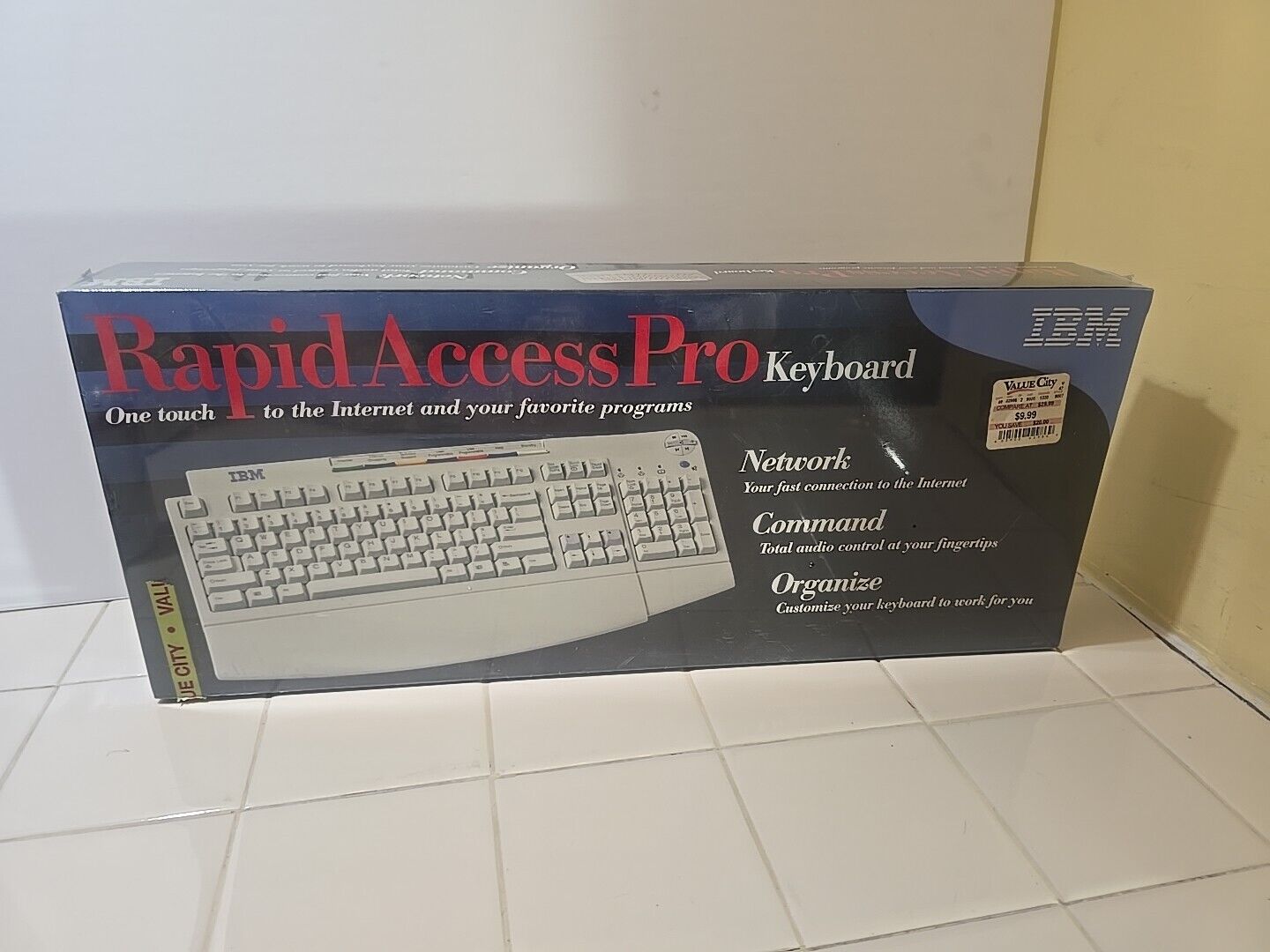 NEW Vintage IBM Rapid Access Pro Keyboard 09N5542 Factory *SEALED* 