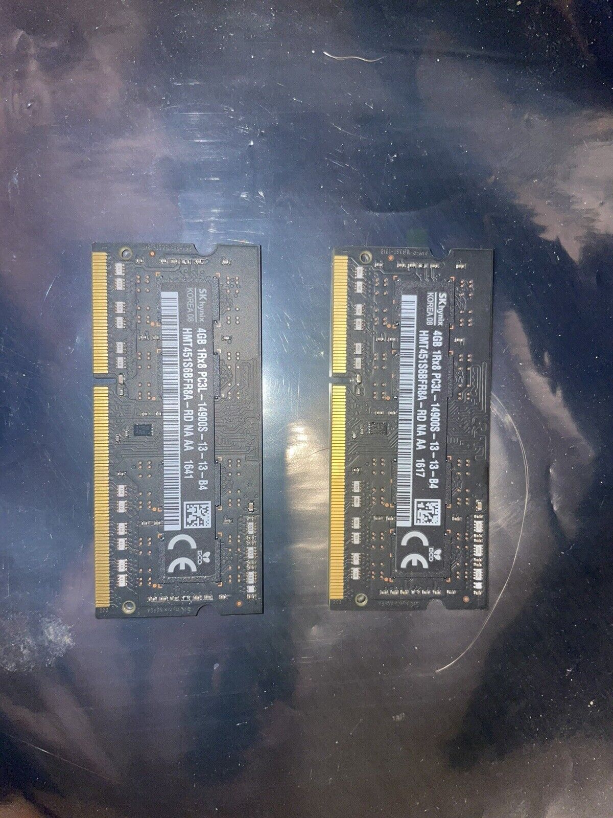 Original Apple RAM SK Hynix PC3L-14900S  4GB x2 - 8GB TOTAL