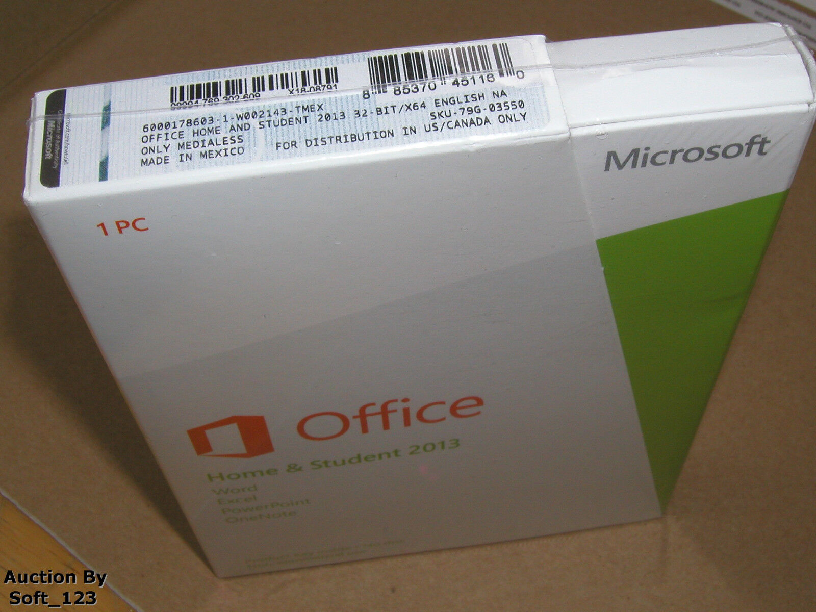 MS Microsoft Office 2013 Home and Student Full English Retail Boxed Version PKC