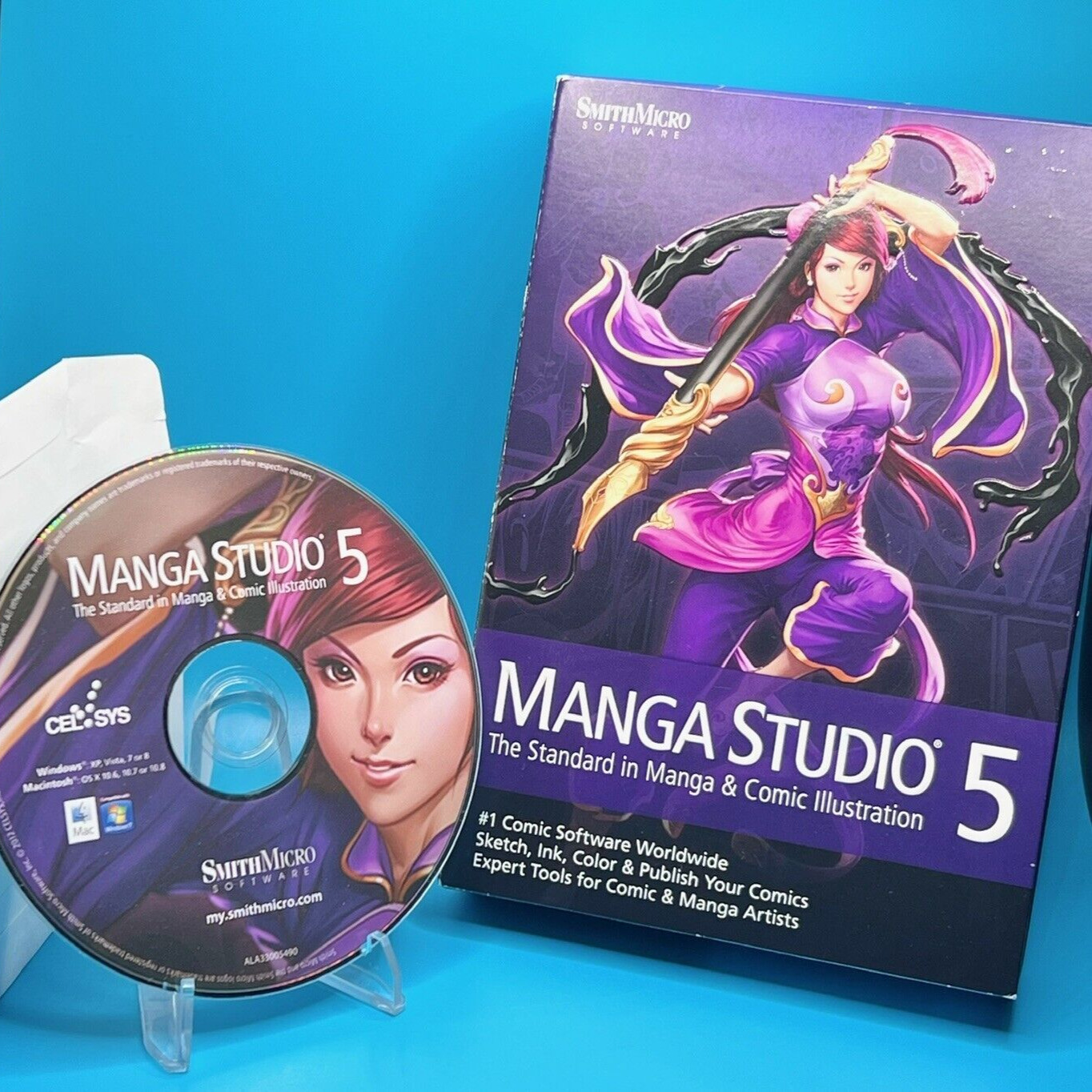 Manga Studio 5 #1 Comic & Manga Publishing Software For Mac/Windows Pre-Owned