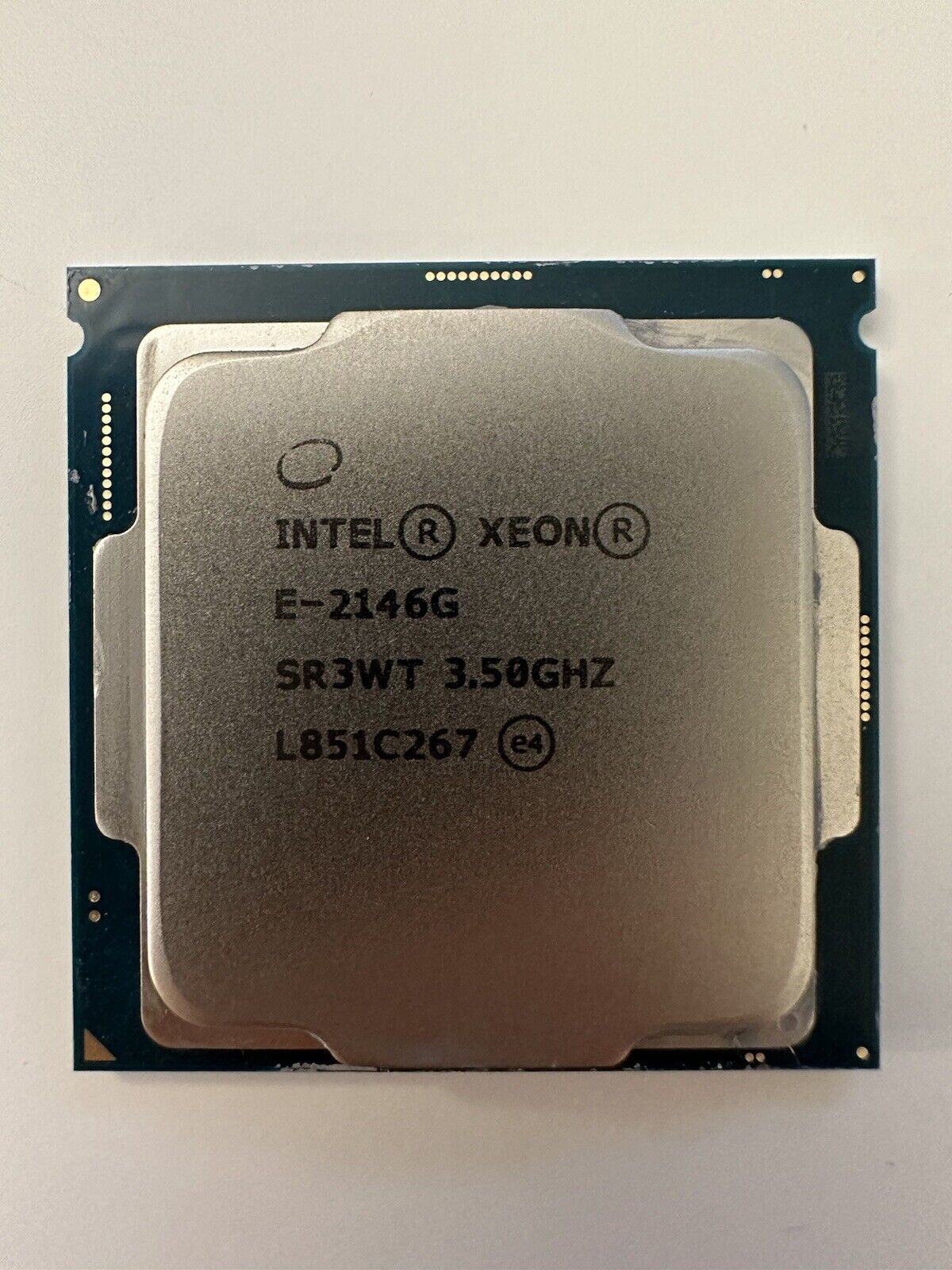 Intel Xeon E-2146G E2146G SR3WT 3.50GHz L851C267 e4 14nm 6-Cores Turbo 4.50GHz