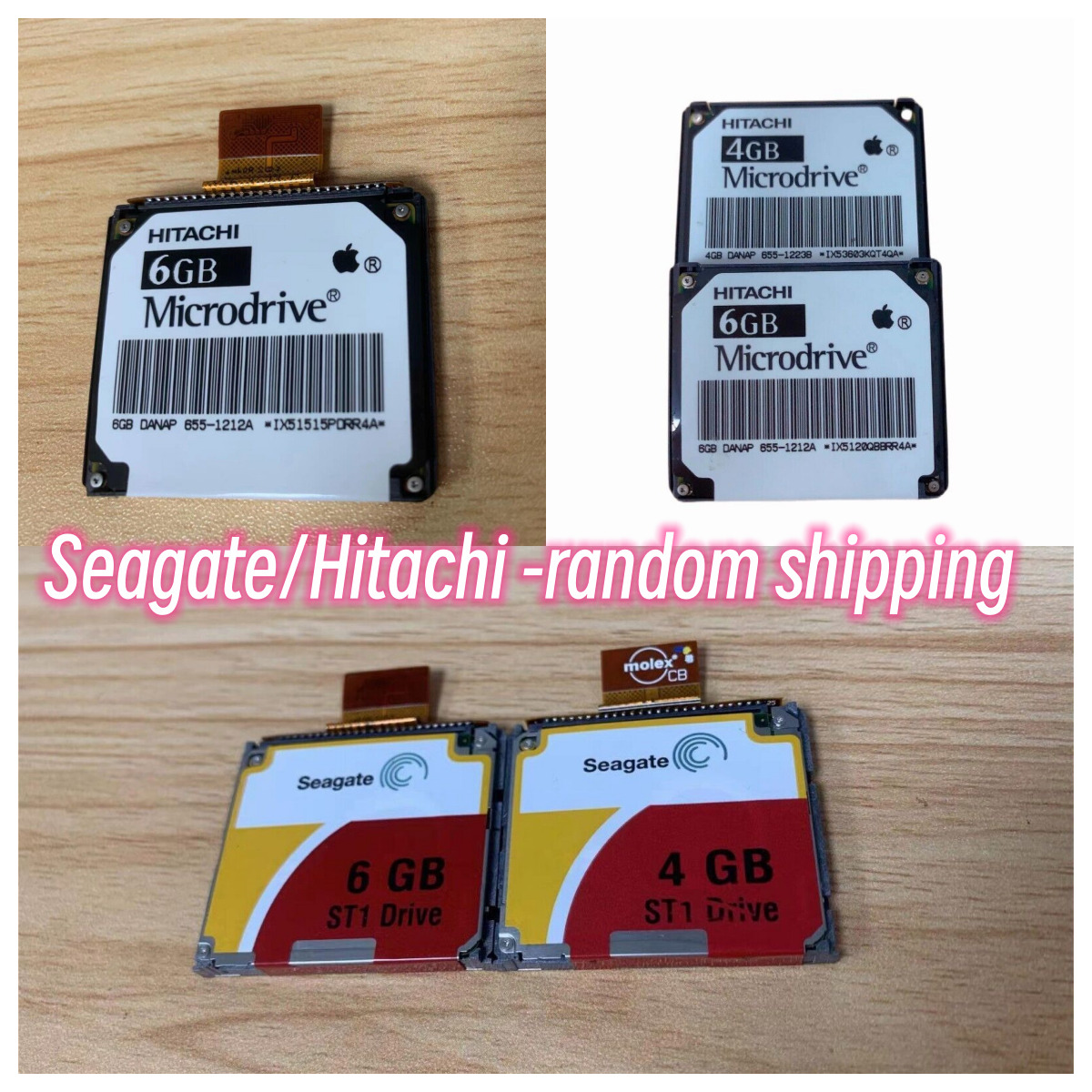 4GB/6GB Hitachi CompactFlash Type II 1