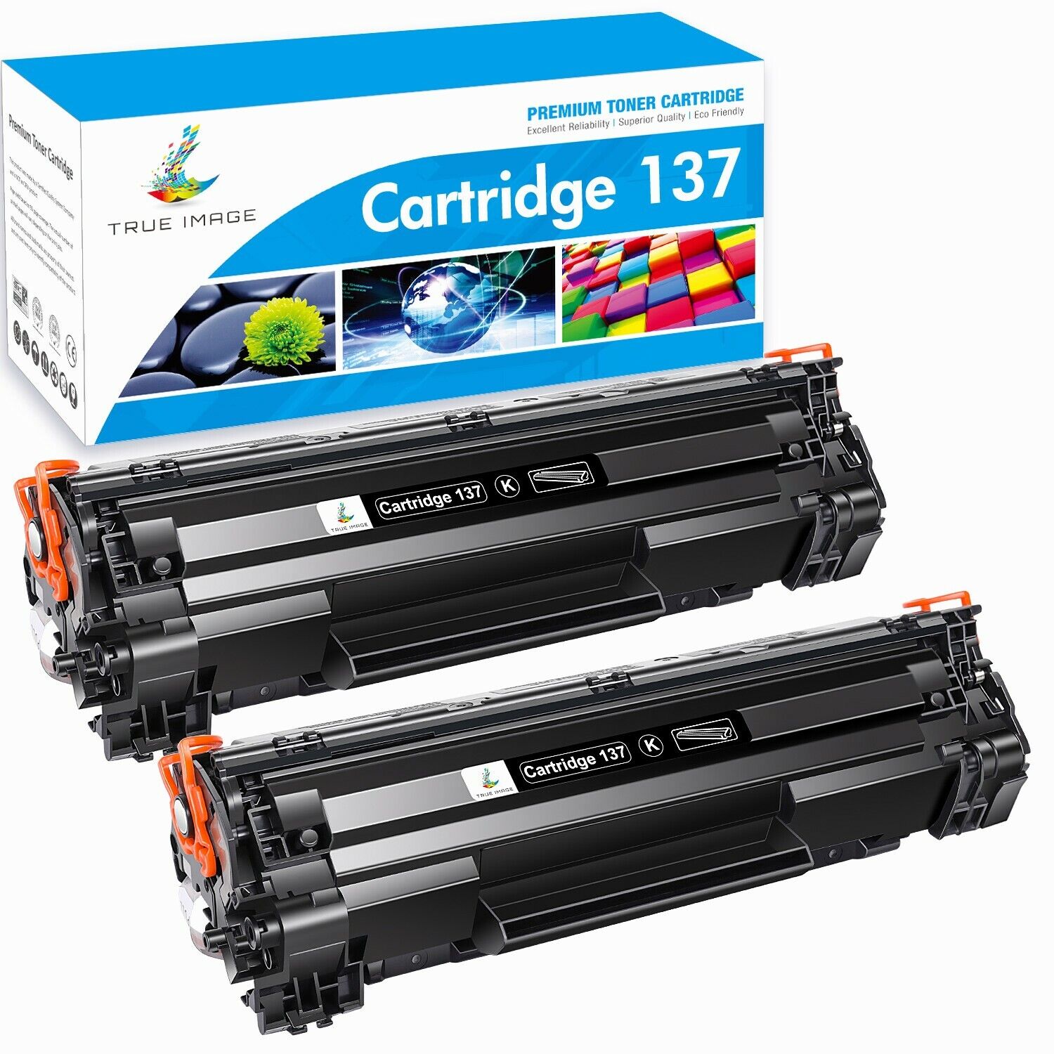 2 Pack CRG137 Toner Compatible For Canon 137 ImageClass MF232w MF244dw MF227dw
