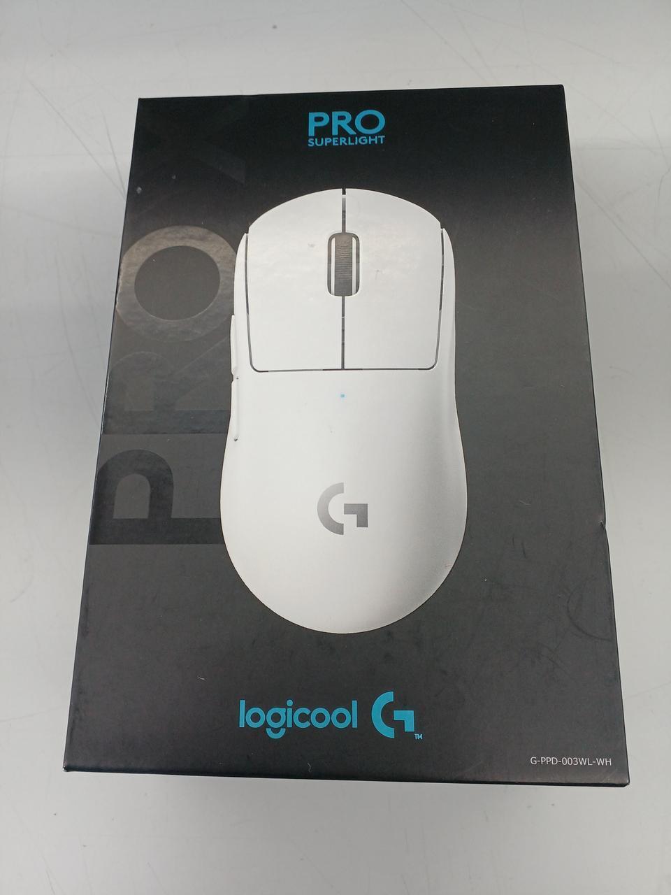 Logicool G PRO X Superlight Wireless Gaming Mouse White Good Condition Used