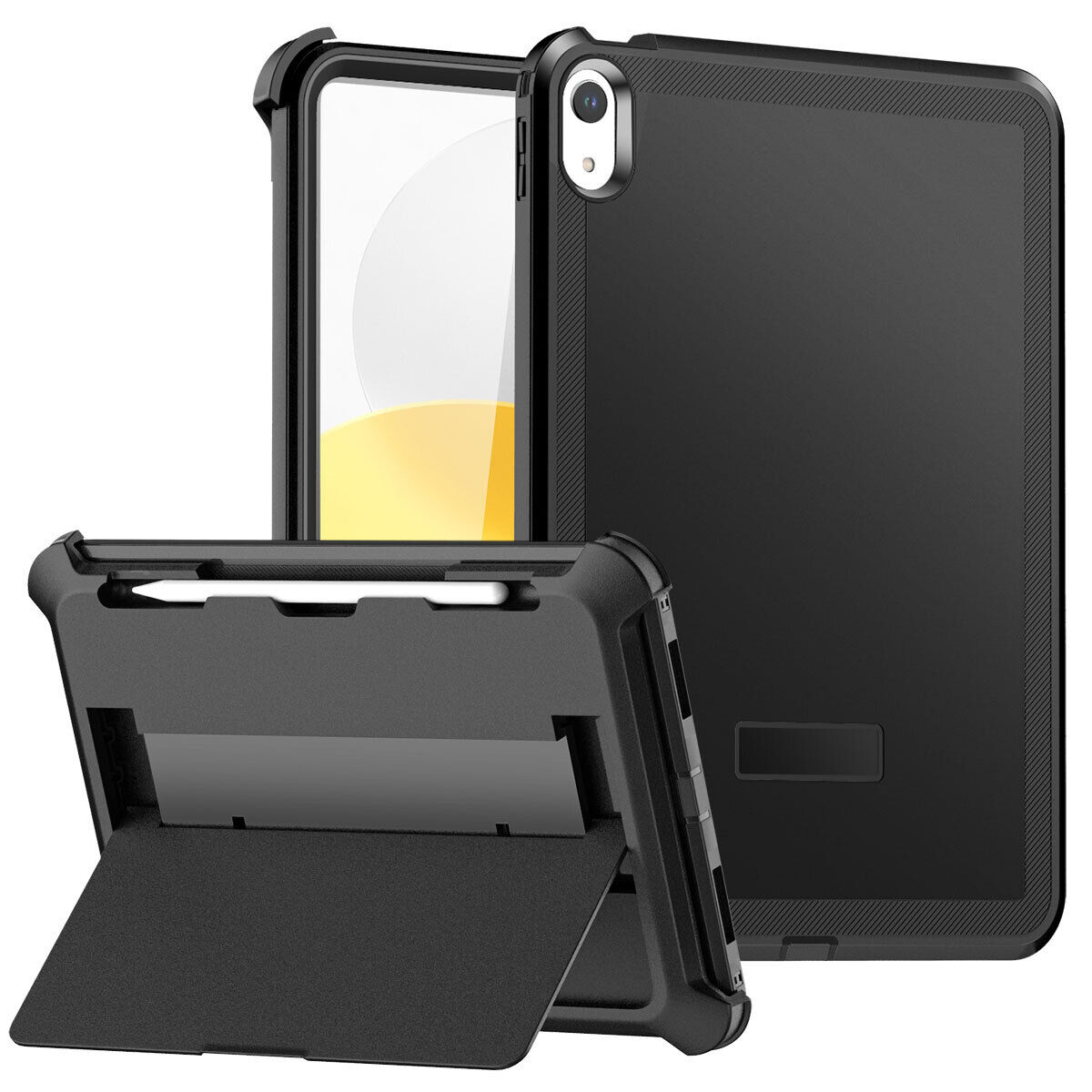 For iPad 10th Generation Case 10.9 inch Heavy Duty Shockproof Rugged Stand Cover