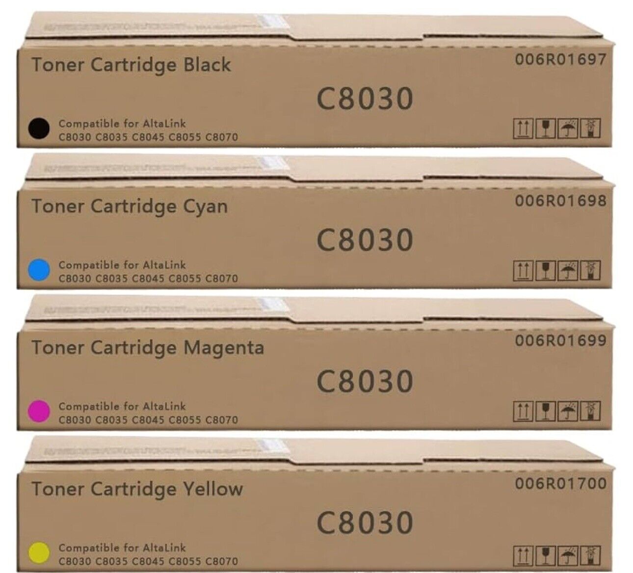 New Genuine Sealed Boxes Toner Set 006R01743 006R01744 006R01745 006R01742
