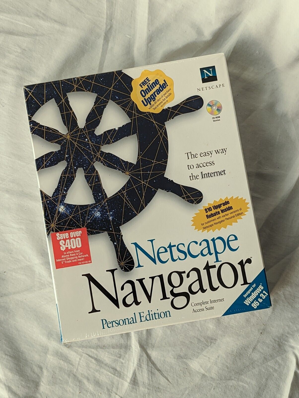 Netscape Navigator 3.0 for Windows 95 & 3.1 BRAND NEW SEALED 