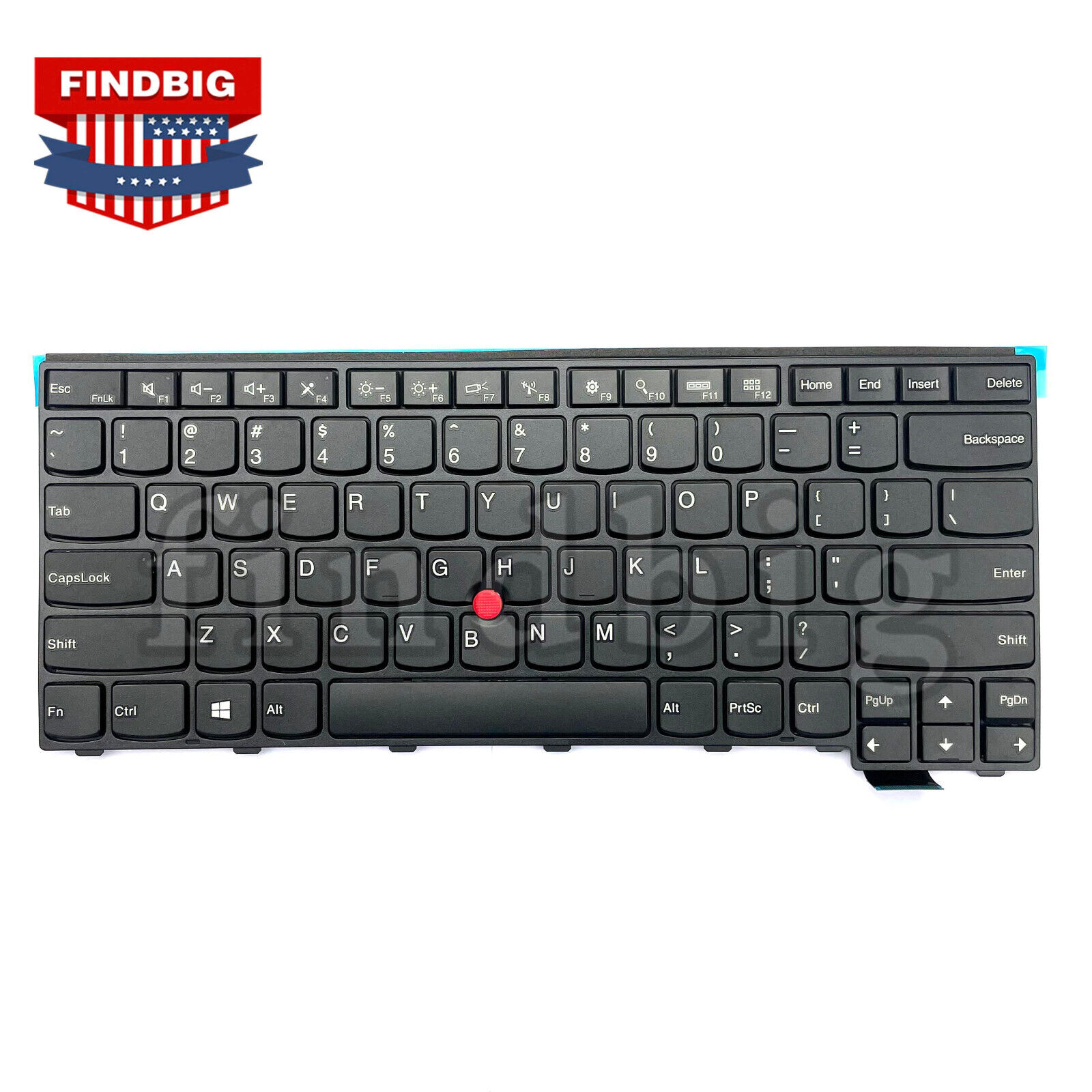 Genuine US Keyboard No Backlit for Lenovo ThinkPad T460S T470S Lapto