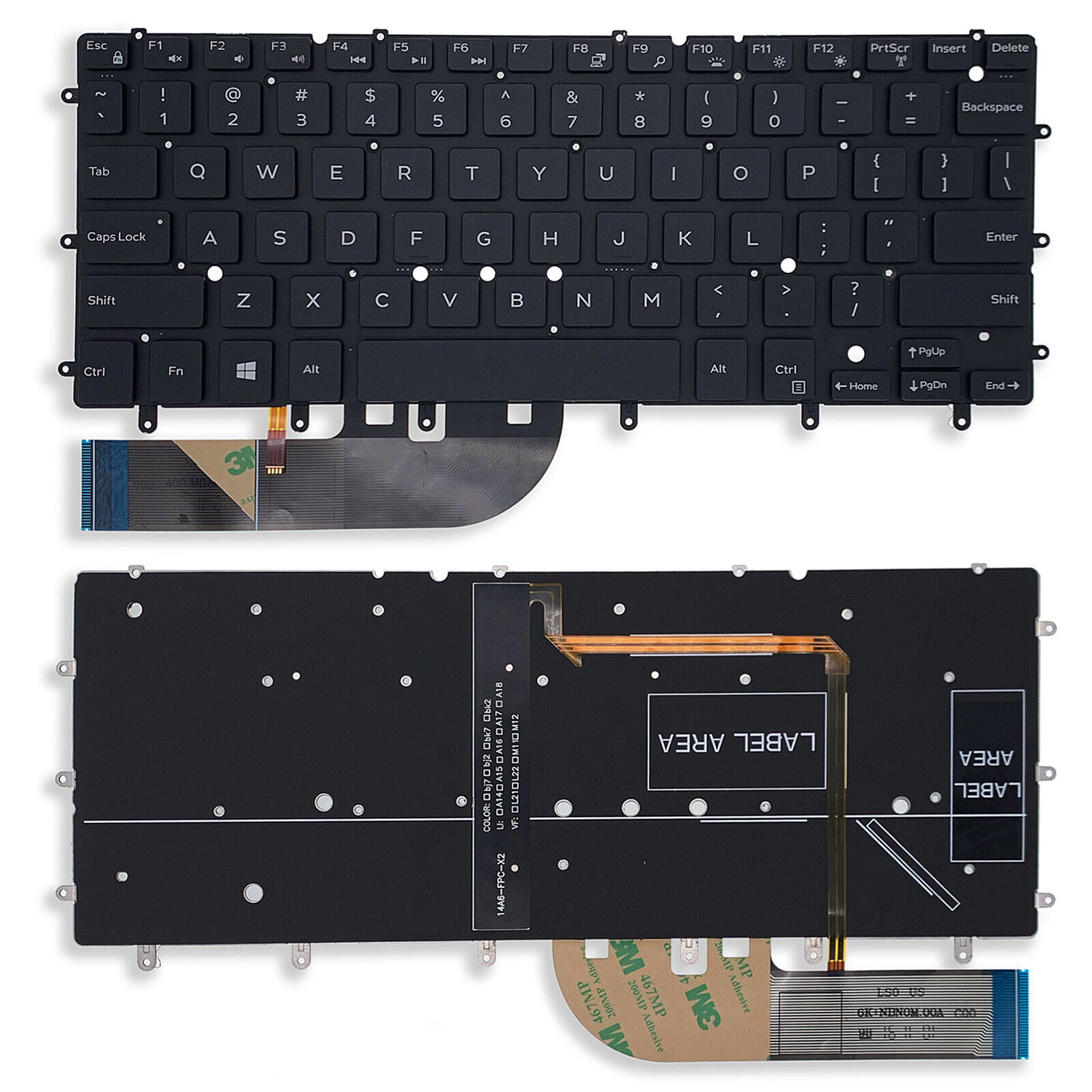 Laptop Keyboard for Dell Inspiron 13 7348 7352 7353 7359 7347 US Backlit 04XVX6
