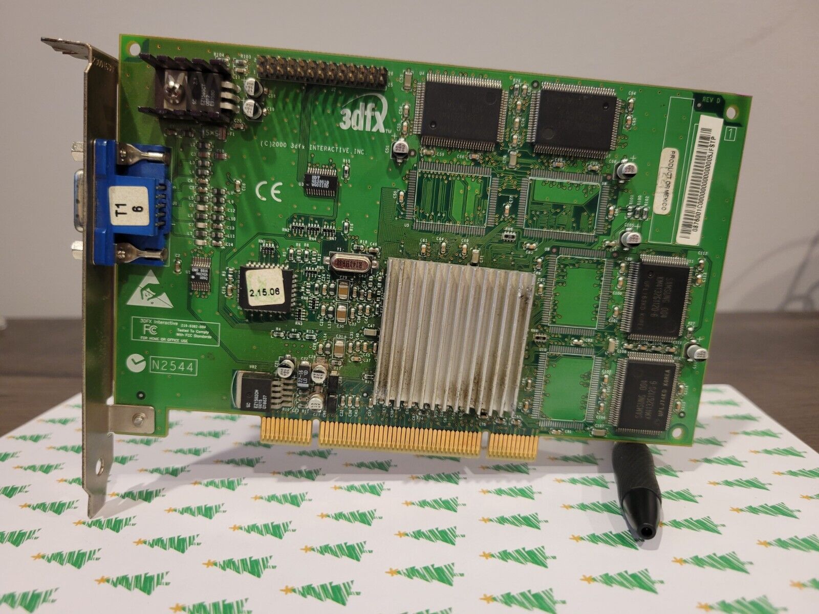 3DFX Voodoo 3 2000 16MB PCI Video Graphics Card - Retro Gaming 