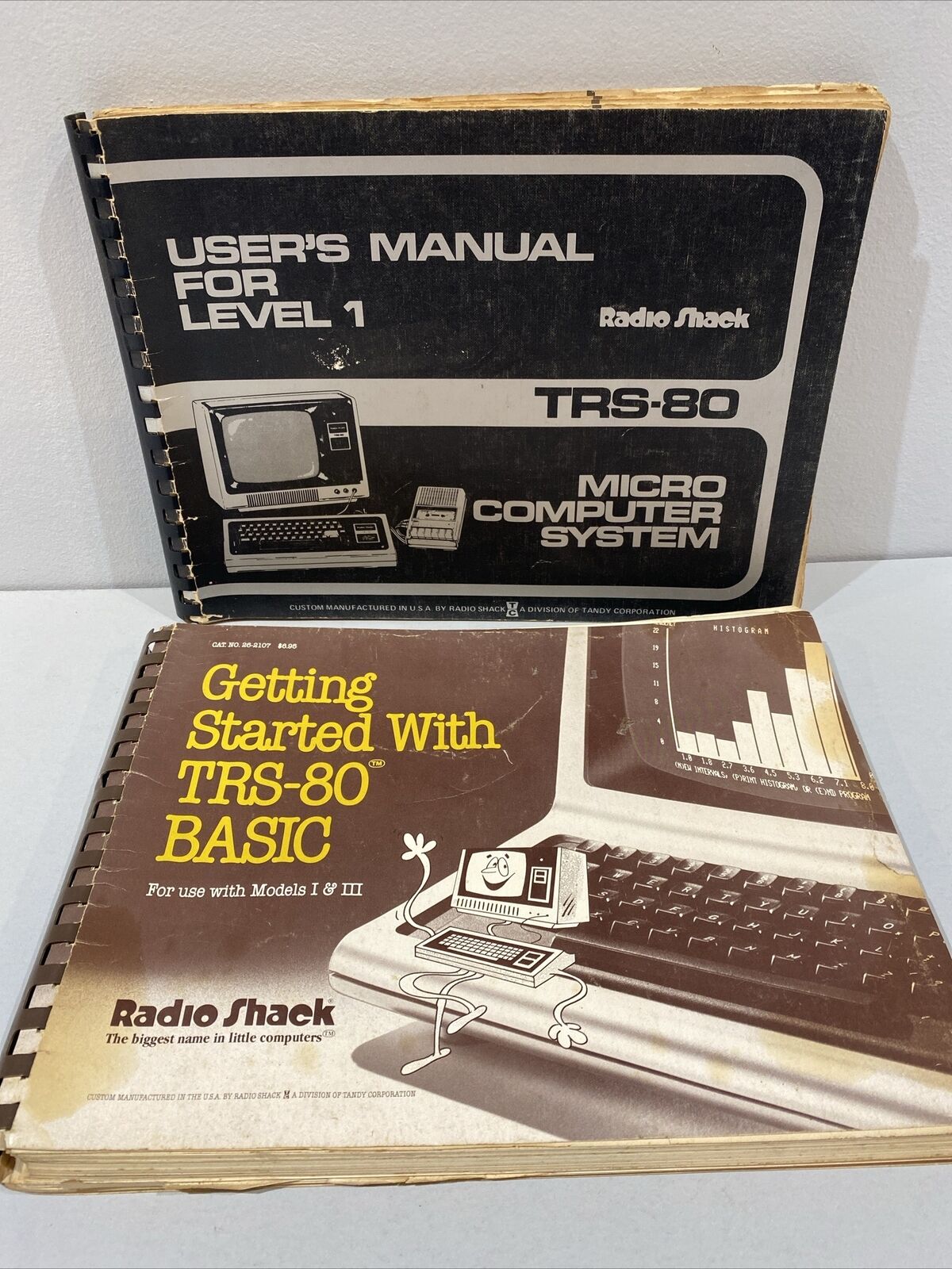 Radio Shack Getting Started with TRS-80 & Level 1 User Manual Set