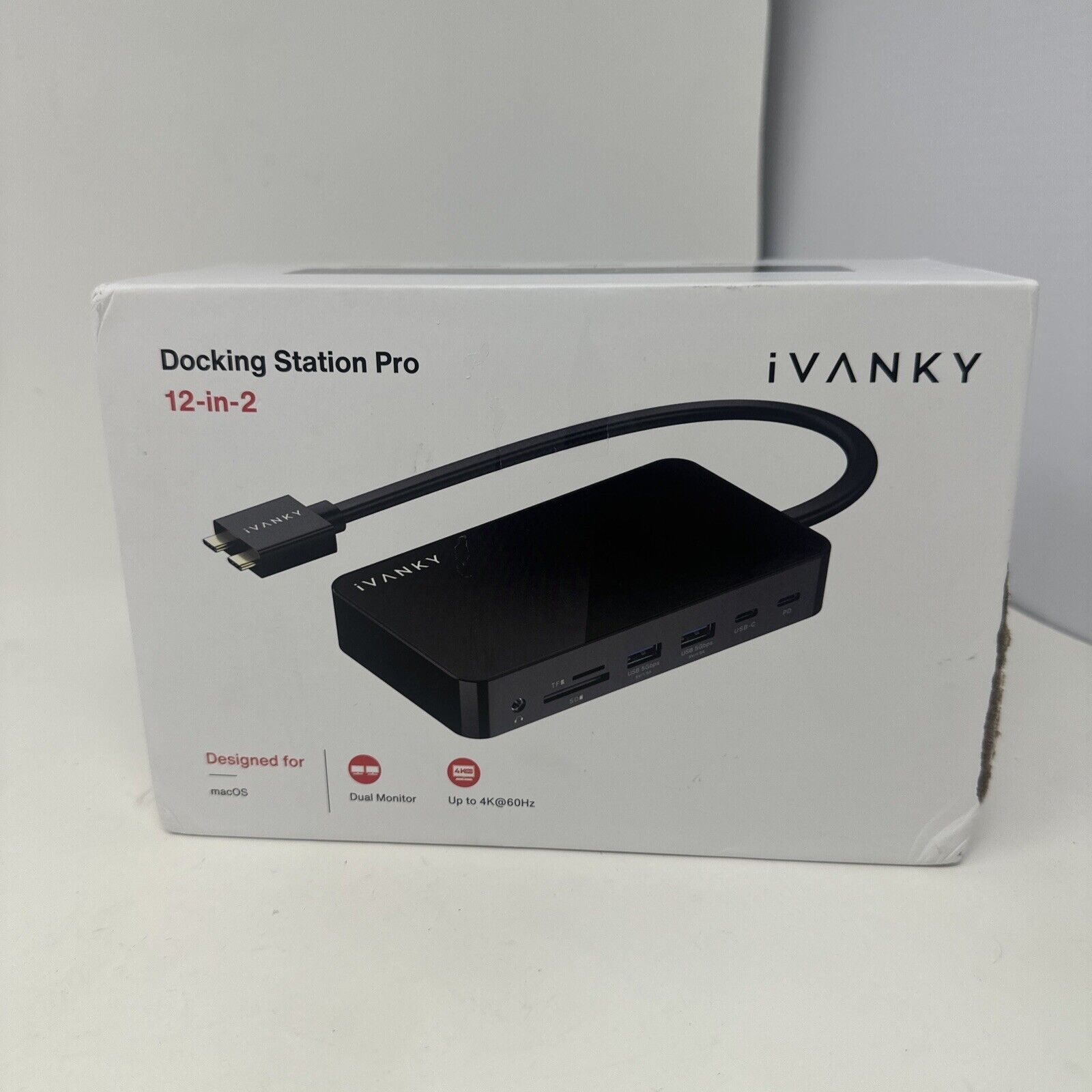 iVANKY FusionDock MacBook Docking Station Pro 12 In 1, with 150W Power Adapter
