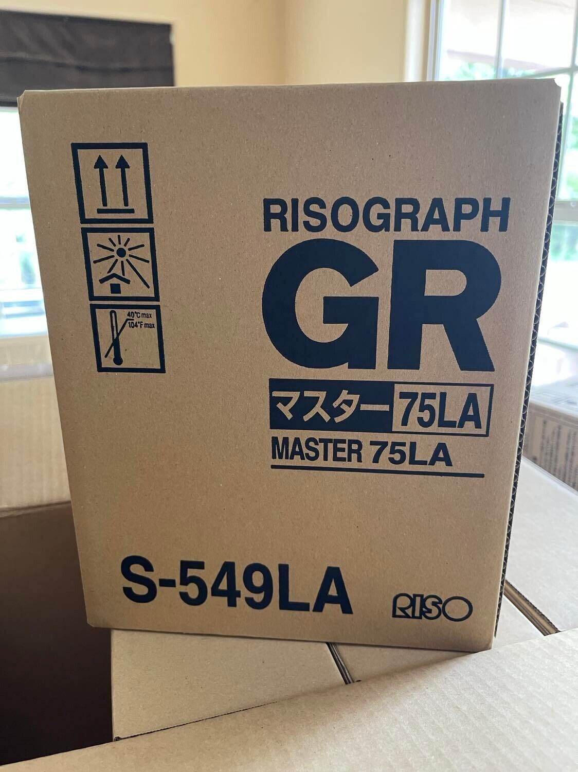Risograph S-549LA Thermal Masters 75LA  NEW  . 10 boxes available  Best Price