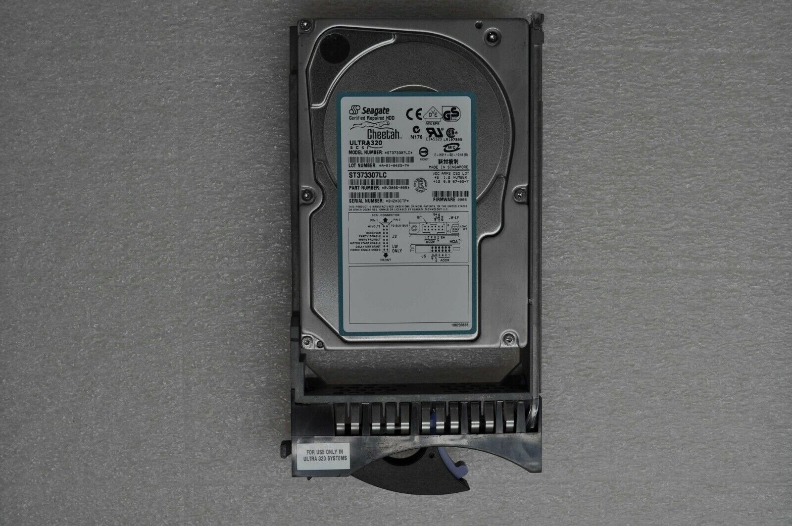 IBM 36.4GB xSeries Ultra320 3.5 Hard Disk Drive HDD with Caddy 26K5146 90P1308