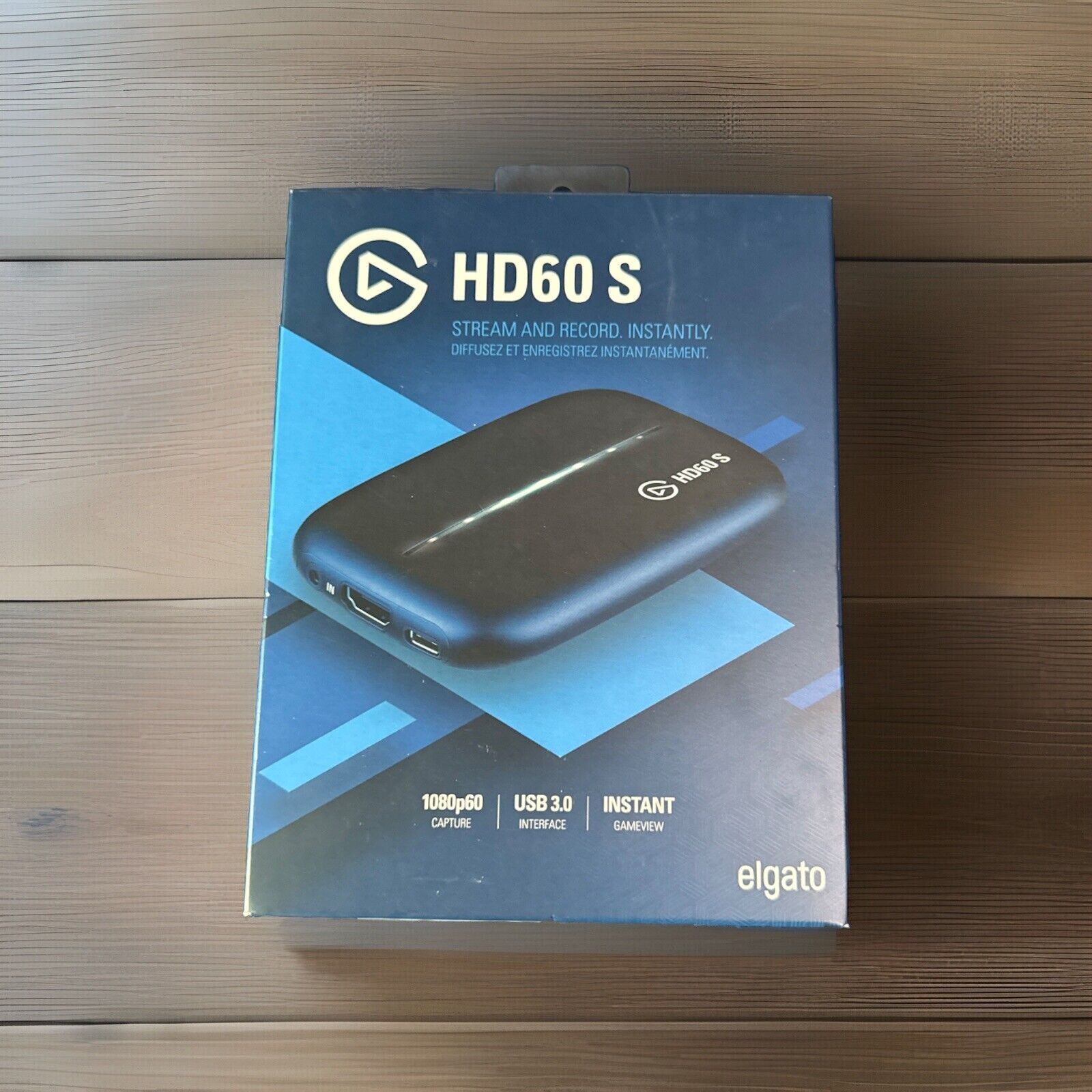 Elgato HD60 S With Original Box/Power cord, Chat link Cable Included.