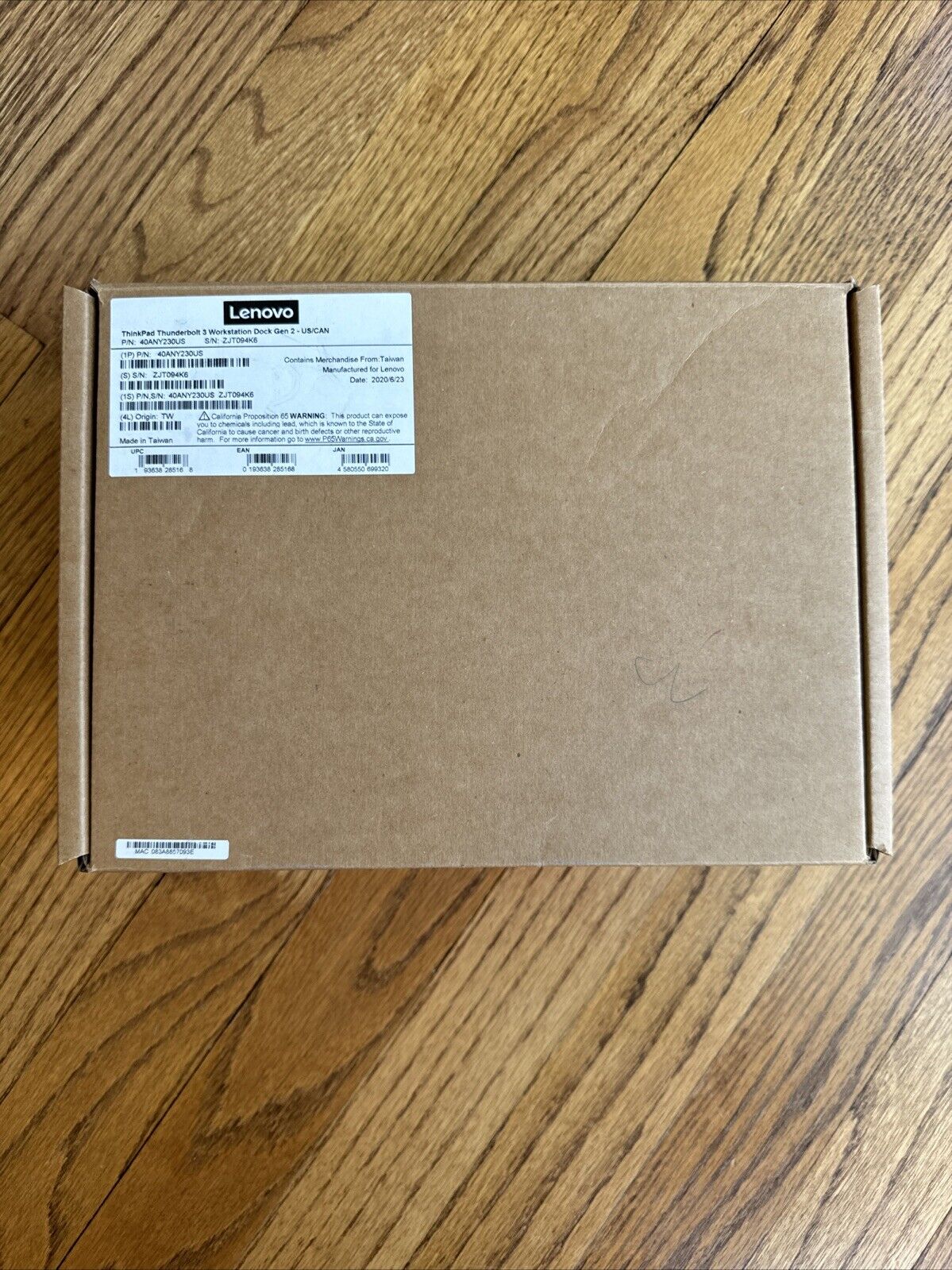 Lenovo ThinkPad Thunderbolt 3 Workstation Dock Gen 2 40ANY230US New Sealed