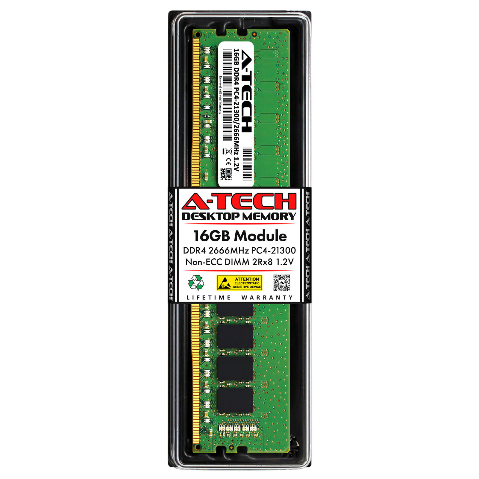16GB DDR4-2666 DIMM Micron MTA16ATF2G64AZ-2G6J1 Equivalent Desktop Memory RAM